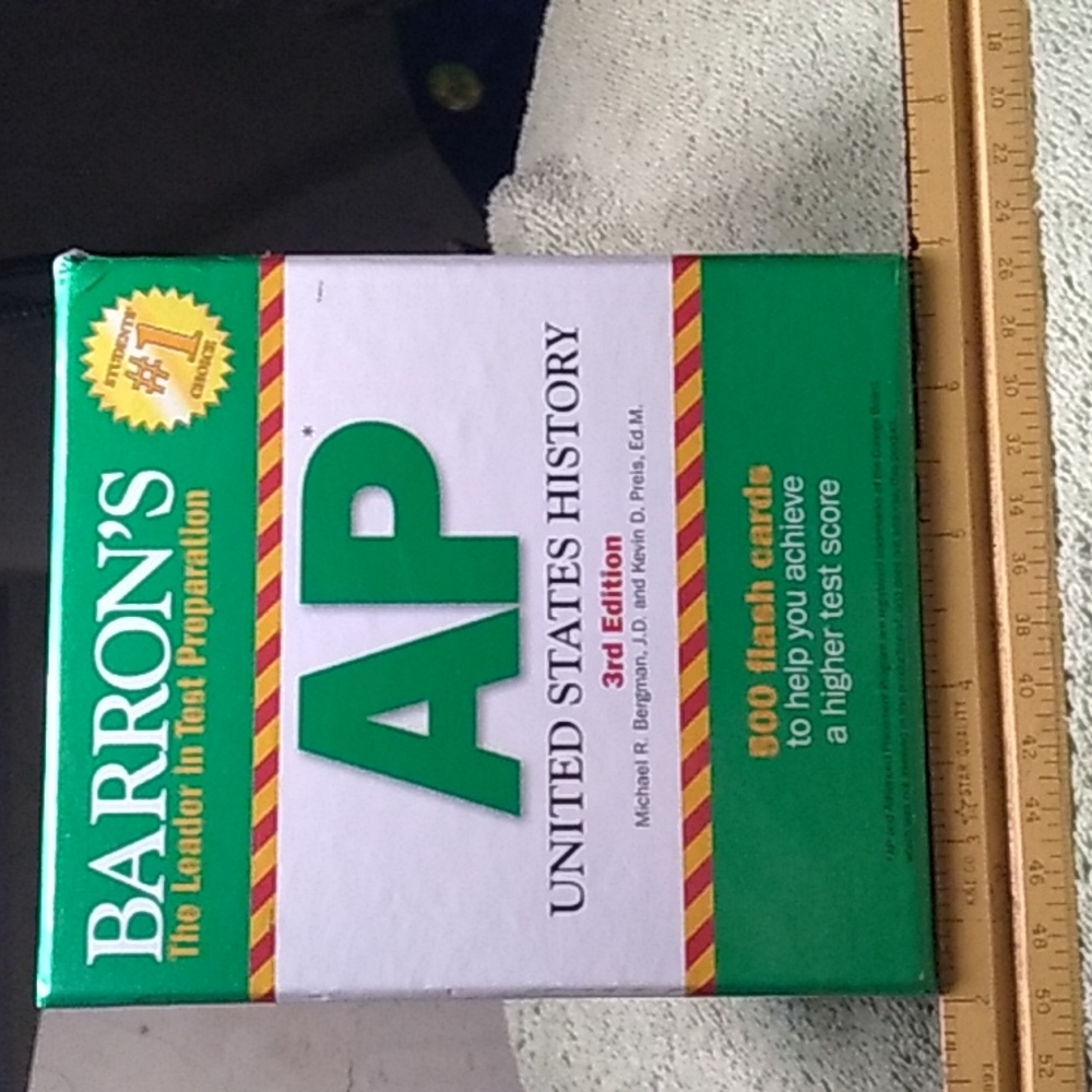 Barrons ap us history 500 pack flash cards